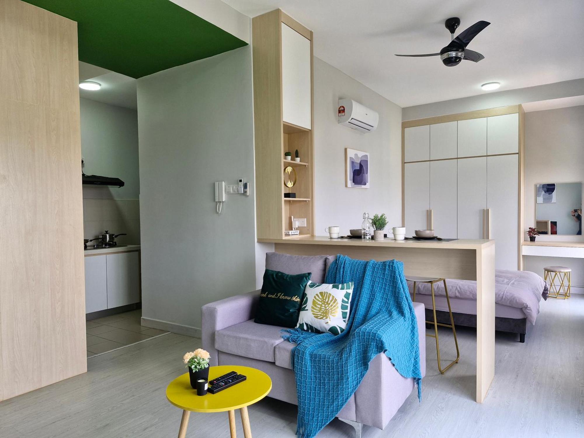 Taman Equine Comfy Studio#greenery View#4 Pax#aeon Mall Apartment Seri Kembangan