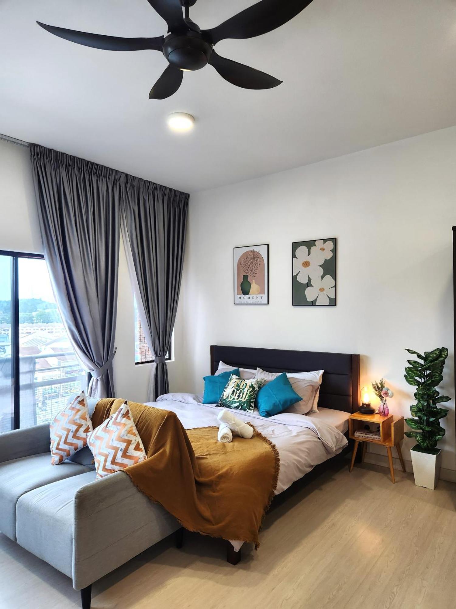 Apartment Taman Equine Comfy Studio#greenery View#4 Pax#aeon Mall