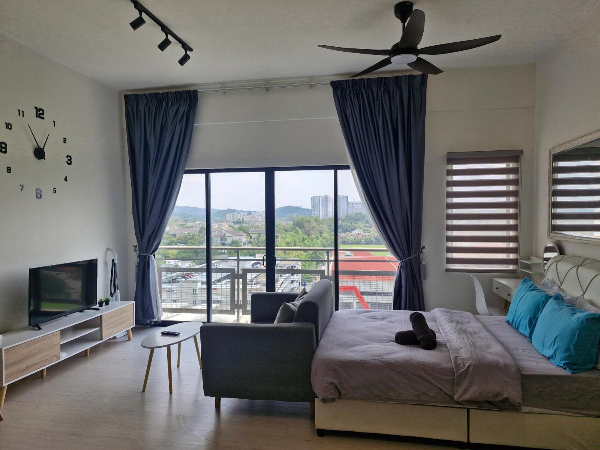 Apartment Taman Equine Comfy Studio#greenery View#4 Pax#aeon Mall